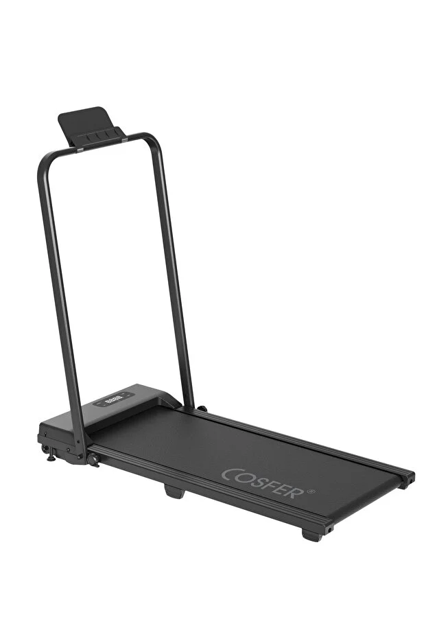 Cosfer Güçlü 2 Hp Yürüyüş Ve Koşu Bandı Katlanabilen 130 Kilo Taşıma Kapasiteli 1-12 Km Hız Kumandalı